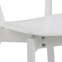 Load image into Gallery viewer, 2 x Roxby White Lacquered Wood Dining Chairs Set Of 2 IN STOCK NOW
