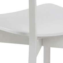 Load image into Gallery viewer, 2 x Roxby White Lacquered Wood Dining Chairs Set Of 2 In Stock Now No Delays