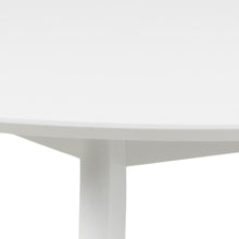 Load image into Gallery viewer, Roxby Round Oak White Dining Table 105x76cm Seats 4