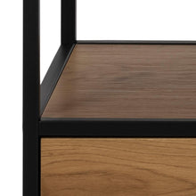 Load image into Gallery viewer, Seaford TV Unit With 2 Drawers And Shelf In Oak 90x35x50cm