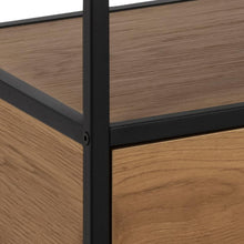 Load image into Gallery viewer, Seaford TV Unit With 2 Drawers And Shelf In Oak 90x35x50cm