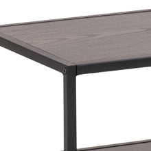 Load image into Gallery viewer, Seaford TV Shelving Unit With 3 Shelves In Black 120x33x46cm