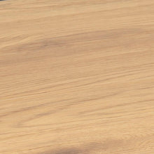 Load image into Gallery viewer, Seaford Square Coffee Table With Oak Top And Black Metal Frame 60cm