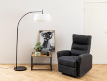 Load image into Gallery viewer, Seaford Square Coffee Table With Oak Top And Black Metal Frame 60cm