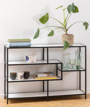 Load image into Gallery viewer, Seaford Stylish Bookcase Standing Storage Shelving Unit 114x35x78 cm