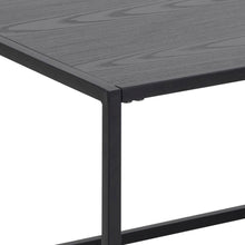 Load image into Gallery viewer, Seaford Coffee Table With Magazine Rack Black 110x60cm In Stock Now