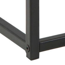 Load image into Gallery viewer, Seaford Coffee Table With Oak Top And Metal Frame 100x50cm