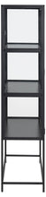 Load image into Gallery viewer, Seaford Display Cabinet With Solid Metal Frame Tall Clear Glass Door 77x35x150cm