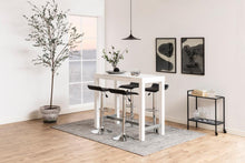 Load image into Gallery viewer, Seaford Serving Trolley Bookcase Home Storage Unit With 1 Shelf And Castors 60x30x75cm