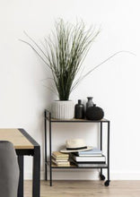 Load image into Gallery viewer, Seaford Serving Trolley Home Storage Unit In Oak With 1 Shelf And Castors 60x30x75cm