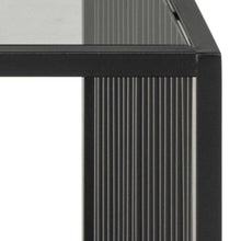 Load image into Gallery viewer, Strington Super Coffee Table, Rectangular With Black Marble Top Glass And Metal Base 120x60cm