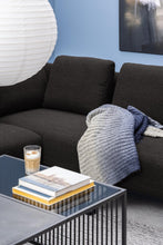 Load image into Gallery viewer, Strington Super Coffee Table, Square With Black Marble Top Glass And Metal Base 80cm