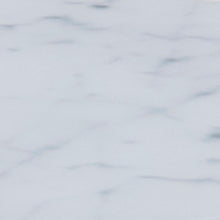 Load image into Gallery viewer, Sunmoon Space Saving Designer Coffee Table In White Marble Glass 76x45cm And 58x40cm