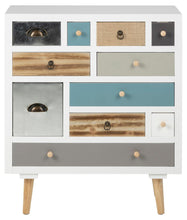 Load image into Gallery viewer, Thais Wooden Chest Of Drawers In White Grand On Trend Shabby Chic Furniture 70x32x81cm