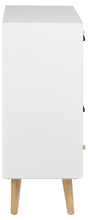 Load image into Gallery viewer, Thais Wooden Chest Of Drawers In White Grand On Trend Shabby Chic Furniture 70x32x81cm