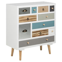 Load image into Gallery viewer, Thais Wooden Chest Of Drawers In White Grand On Trend Shabby Chic Furniture 70x32x81cm