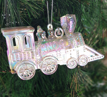 Load image into Gallery viewer, Iridescent Shimmer Train Hanging Christmas Decoration Magical Fairy Tale Themed Xmas Tree Pendant