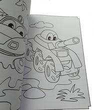 Load image into Gallery viewer, A4 Colouring Books with Stickers & Colouring Pencils Included, Choose a Theme - Pets, Dinosaurs, Ballet, Princess, Superhero