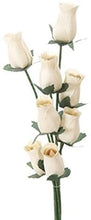 Load image into Gallery viewer, Bunch Of 8 Wooden Rose Stems In A Wide Range Of Colours Home Decor Artificial Flowers