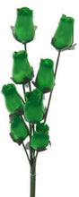 Load image into Gallery viewer, Bunch Of 8 Wooden Rose Stems In A Wide Range Of Colours Home Decor Artificial Flowers