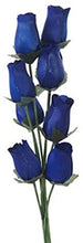 Load image into Gallery viewer, Bunch Of 8 Wooden Rose Stems In A Wide Range Of Colours Home Decor Artificial Flowers