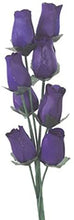 Load image into Gallery viewer, Bunch Of 8 Wooden Rose Stems In A Wide Range Of Colours Home Decor Artificial Flowers