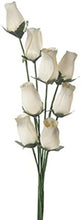 Load image into Gallery viewer, Bunch Of 8 Wooden Rose Stems In A Wide Range Of Colours Home Decor Artificial Flowers