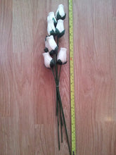 Load image into Gallery viewer, Bunch Of 8 Wooden Rose Stems In A Wide Range Of Colours Home Decor Artificial Flowers