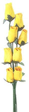 Load image into Gallery viewer, Bunch Of 8 Wooden Rose Stems In A Wide Range Of Colours Home Decor Artificial Flowers