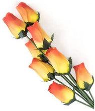 Load image into Gallery viewer, Bunch Of 8 Wooden Rose Stems In A Wide Range Of Colours Home Decor Artificial Flowers