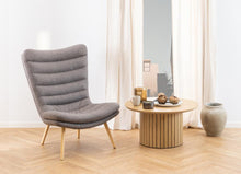 Load image into Gallery viewer, Yale Lamella Designer Round Oak Coffee Table 80cm