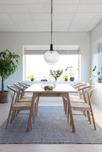 Load image into Gallery viewer, York Solid Oak Chair, Set Of 2 Quality Plaited Paper Rope Chairs White 2pcs