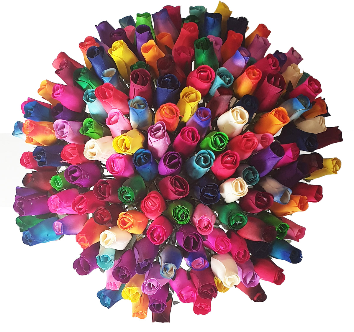 large wooden rose bouquet
