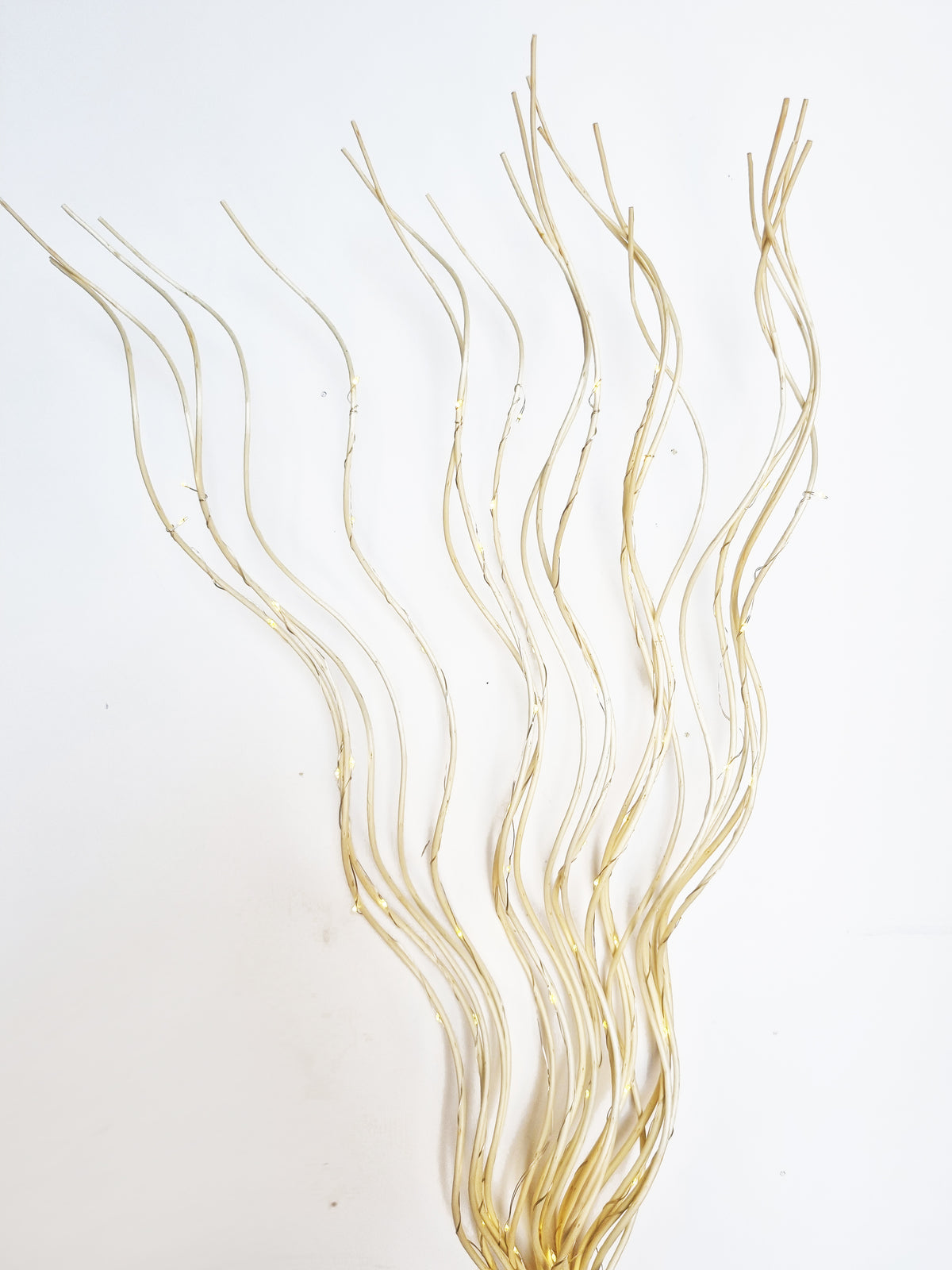 Tall Spiral 80 LED Light Up Willow Twigs Bunch Battery Operated 120cm Home Decor