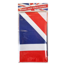 Load image into Gallery viewer, Union Jack Paper Tablecloth British Flag Kitchen Dining Picnic Disposable Supplies 120 x 180 cm
