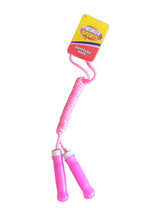 Load image into Gallery viewer, Value Plastic Handle Skipping Rope 220cm 7&#39; 3&quot; approx length Adjustable Lightweight
