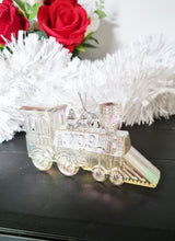 Load image into Gallery viewer, Iridescent Shimmer Train Hanging Christmas Decoration Magical Fairy Tale Themed Xmas Tree Pendant
