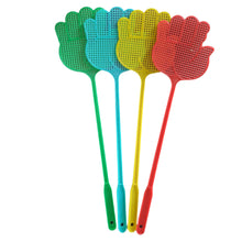 Load image into Gallery viewer, 4 Pack Fly Bug Or Insect Swatters, Square Mesh Long Handle Swatters

