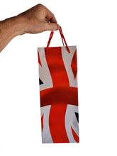 Load image into Gallery viewer, Union Jack Bottle Gift Bag With Rope Handles
