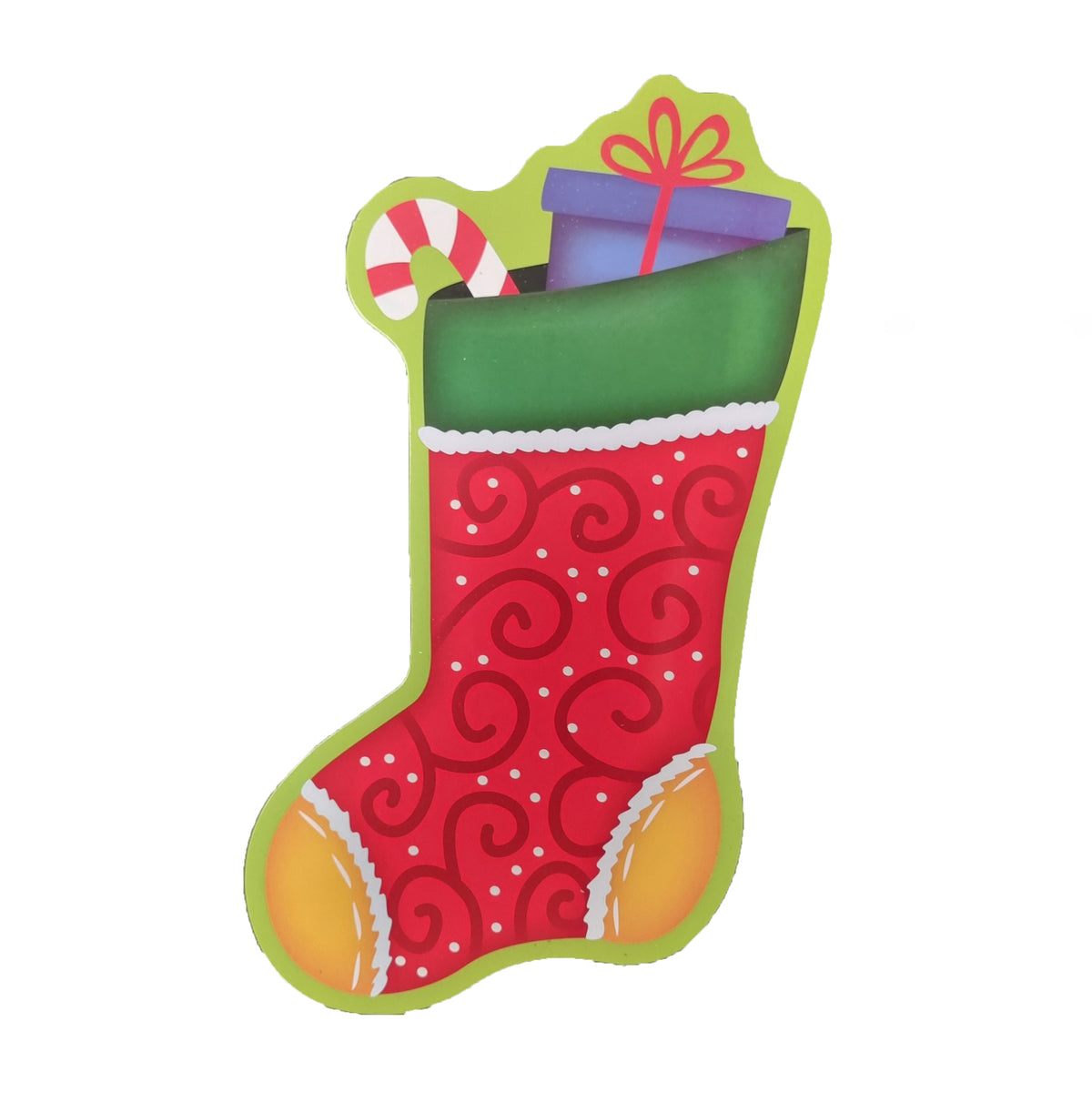 Christmas Card Characters Pack Of 6 Large Santa Snowman Decs Giant Gift Tags