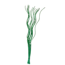 Load image into Gallery viewer, Green artificial spiral twigs on a white background
