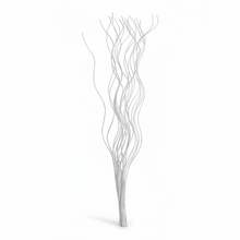 Load image into Gallery viewer, Decorative silver branch twigs sculpture on a white background
