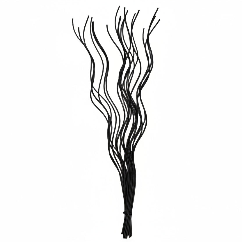 Spiral Twigs 20 Piece Bunch Natural Willow Table Top Decor 85cm/34 Inch