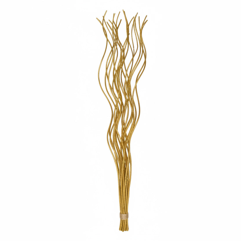 Spiral Twigs 20 Piece Bunch Natural Willow Table Top Decor 85cm/34 Inch