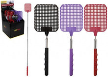 Load image into Gallery viewer, Adjustable Fly Bug Or Insect Swatter Red, Purple Or Black Telescopic Long Home Or Travel
