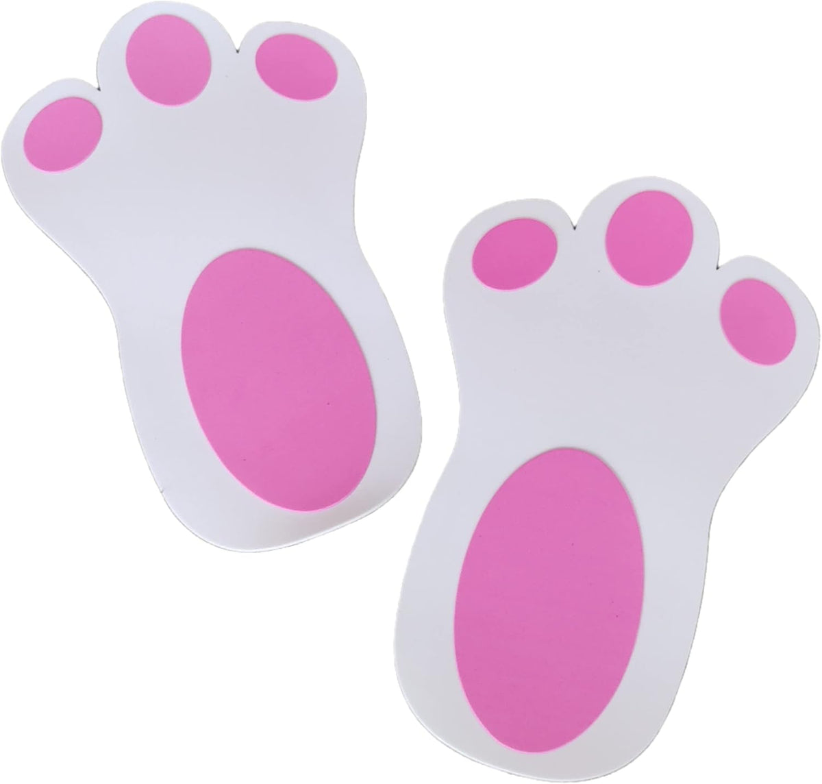 Easter Decorations- Egg Hunt Accessories and Games - 6 Pk Large Bunny Footprints