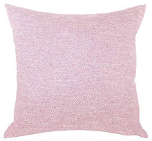 Load image into Gallery viewer, Plain Pastel Woven Textured Cushions, 43 cm Square, Filled Decorative Fine Waffle Throw Pillows for Living or Bedroom
