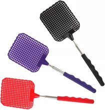 Load image into Gallery viewer, Adjustable Fly Bug Or Insect Swatter Red, Purple Or Black Telescopic Long Home Or Travel
