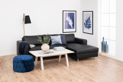A-Line Grande Wooden Coffee Table In White Oiled Oak Spacious 130x70cm