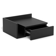 Load image into Gallery viewer, Ashlan Wooden Bedside Wall Mount Table In Oak, Black Or White
